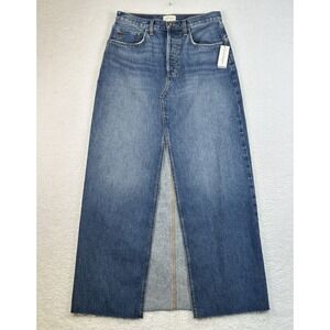 Favorite Daughter Skirt Womens 29 The Sadie A-Line Denim High Rise Button Fly